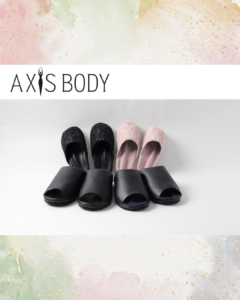AXISBODYを1日1回3分着用で、足指を意識できます。